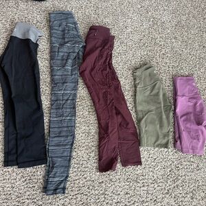 lululemon athletica Women's Leggings - Black, Gray, Burgundy, Olive, Lavender